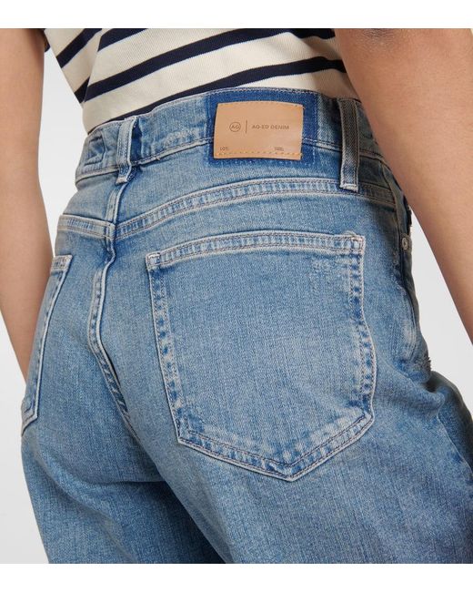 Jeans a gamba larga New Baggy di AG Jeans in Blue