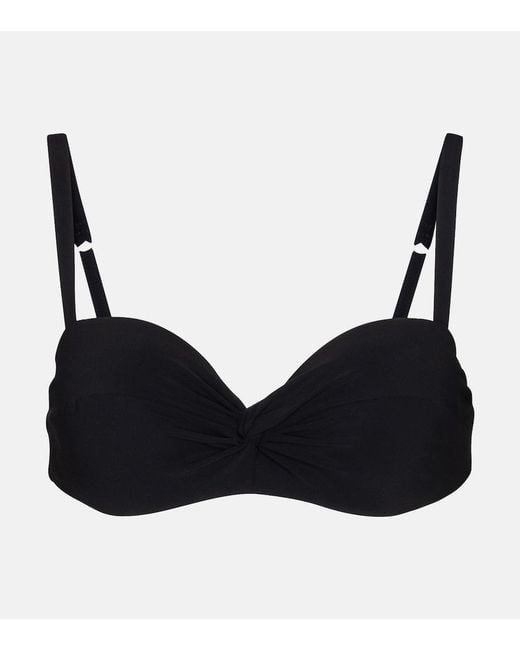 Karla Colletto Black Basics Bikini Top