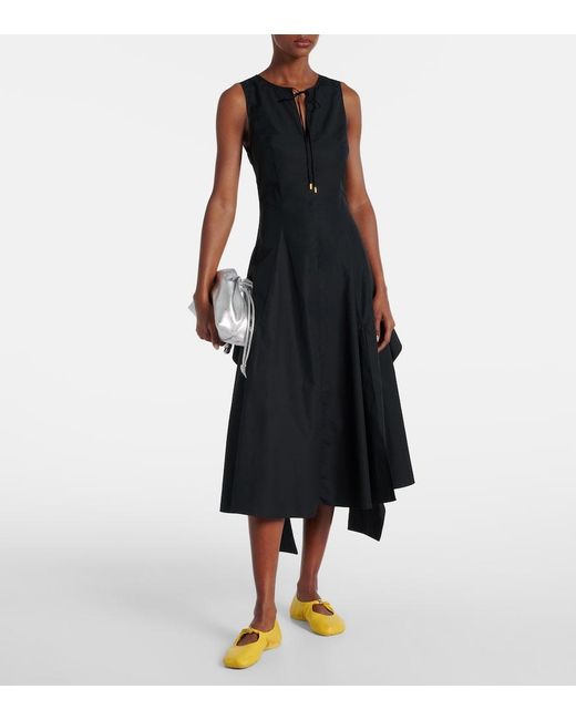 Loewe Yellow Pebble Soft Leather Mary Jane Flats