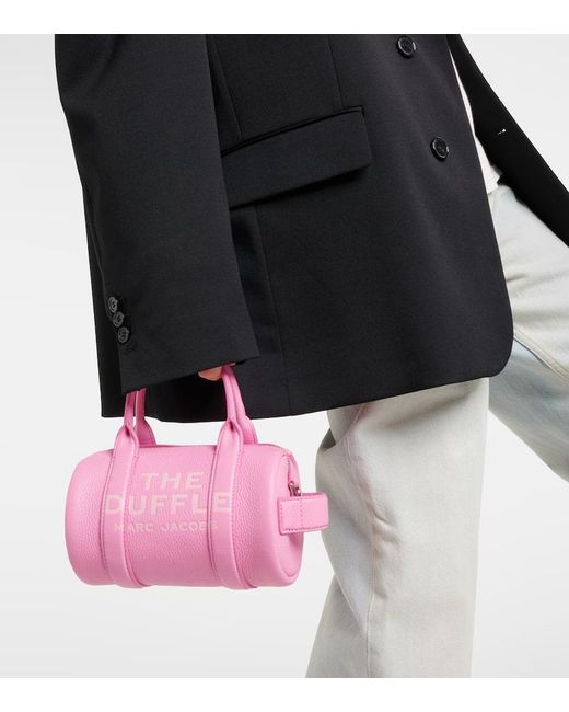 Marc Jacobs Pink Schultertasche The Duffle Mini aus Leder