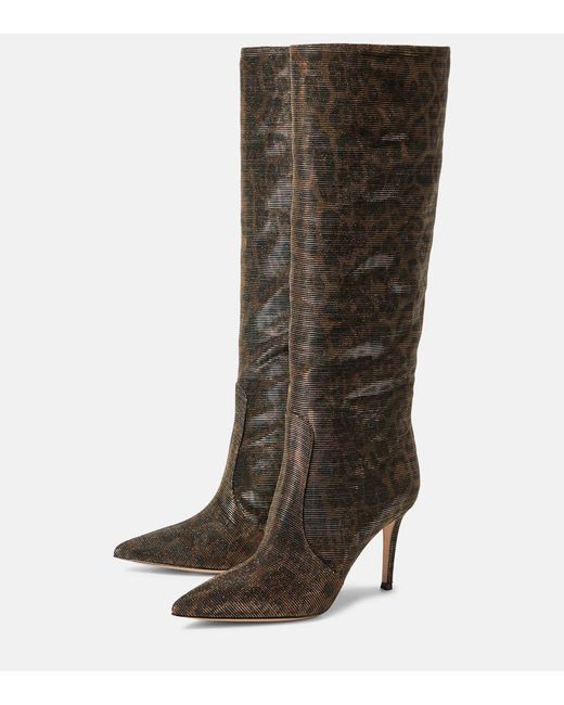 rossi leopard boots