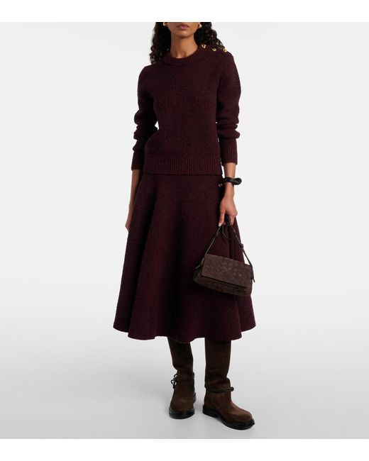 Bottega Veneta Brown James Knot Suede Knee-High Boots