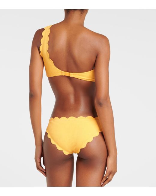 Haut de bikini asymetrique Santa Barbara Marysia Swim en coloris Yellow