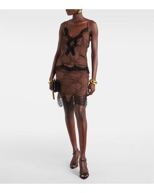 Tom Ford Brown Lace Camisole