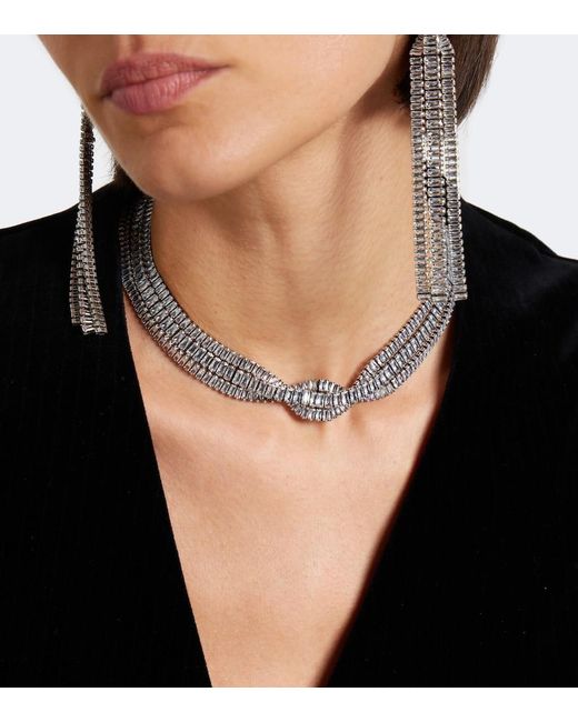 Isabel Marant Metallic Cara Embellished Choker