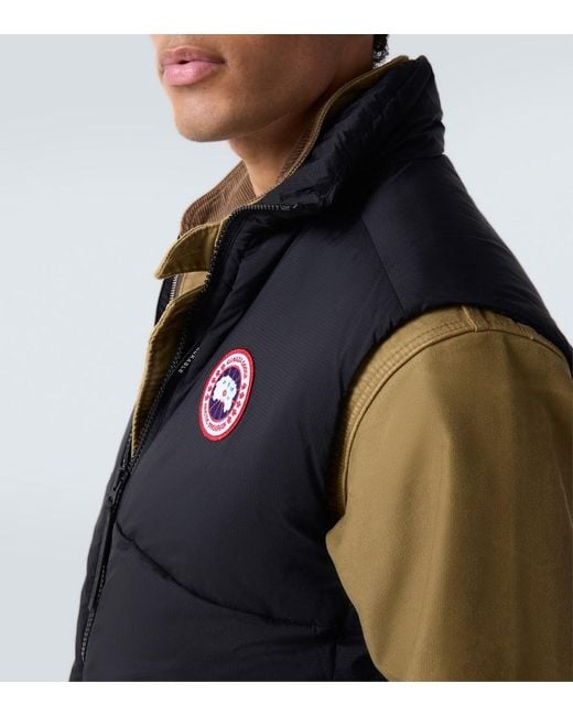 Chaleco De Plumas Lodge Canada Goose de hombre de color Black
