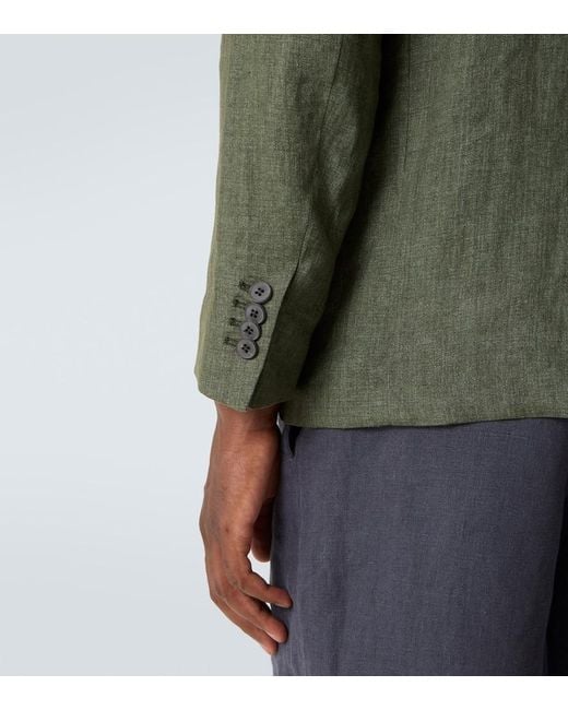Blazer di Sunspel in Green da Uomo
