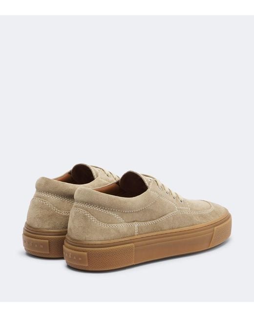 Hogan Natural Crosswind Suede Platform Sneakers
