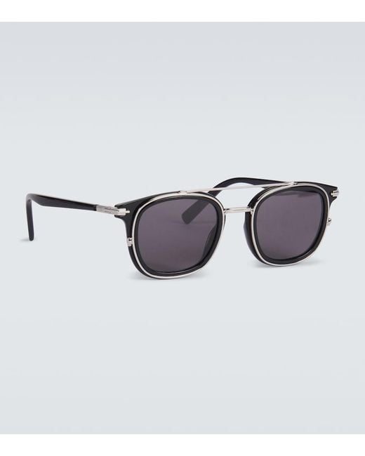 Dior Brown Diorblacksuit S14I Square Sunglasses for men