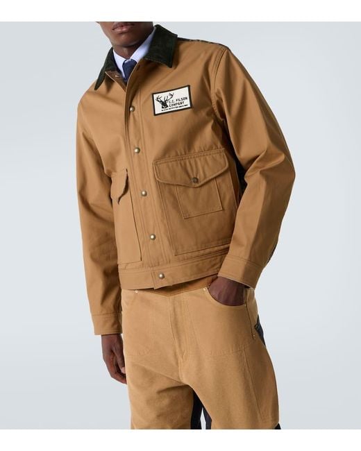 Junya Watanabe X Filson Jacke Aus Baumwolle Und Wolle in Brown für Herren