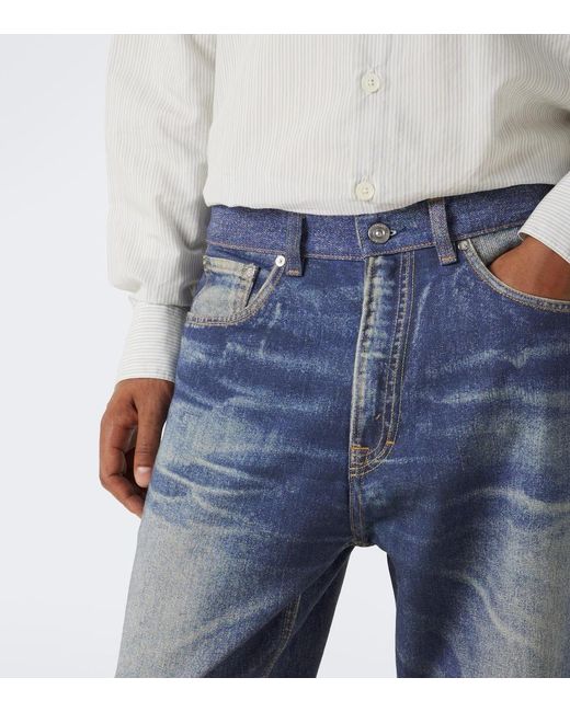 Our Legacy Blue Third Cut Wide-Leg Jeans for men
