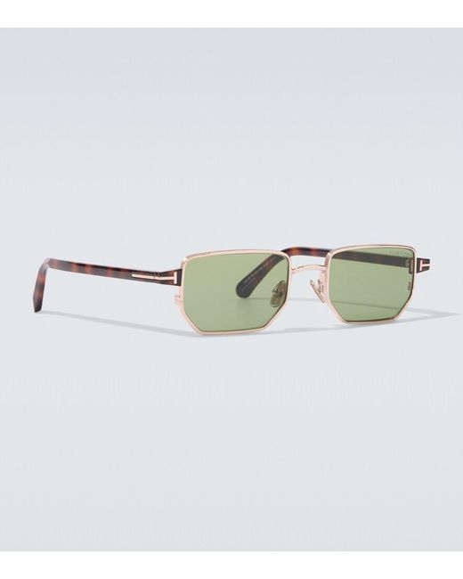 Tom Ford Green Liam-02 Rectangular Sunglasses for men
