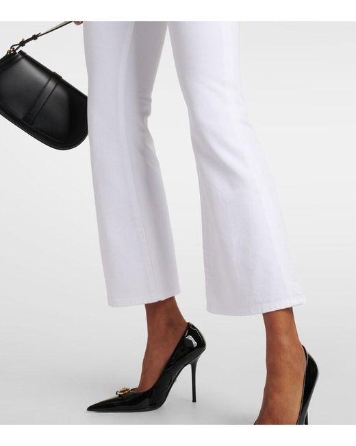 Wide Trousers Versace de color White