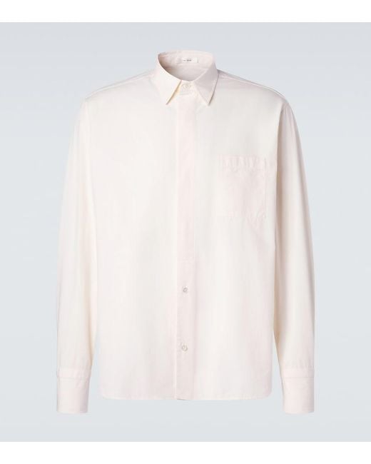 The Row White Marek Cotton Shirt for men