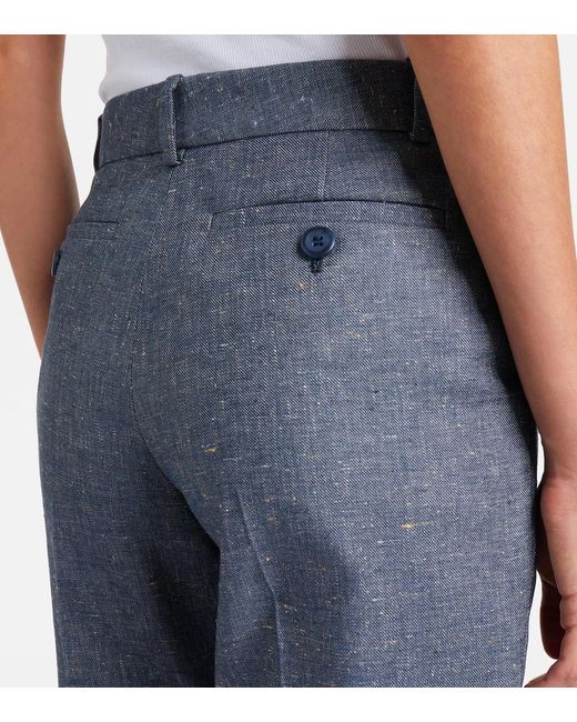 Altuzarra Blue Fossett Bootcut Pants