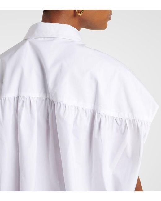 Top De Algodon Marni de color White