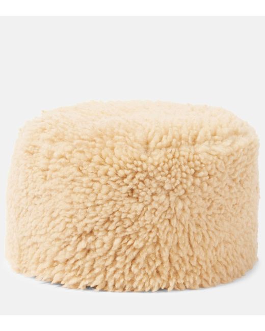 Totême  Natural Shearling Hat