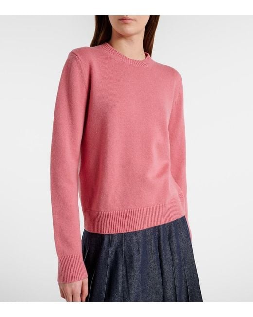 Max Mara Pink Max Mara Fresia Wool And Cashmere Sweater