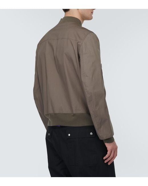 Rick Owens Brown Bauhaus Flight Bomber Jacket for men