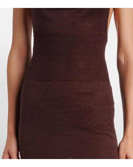 AYA MUSE Purple Maxikleid Reed