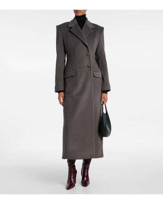 TOVE Gray Vonnie Wool Coat
