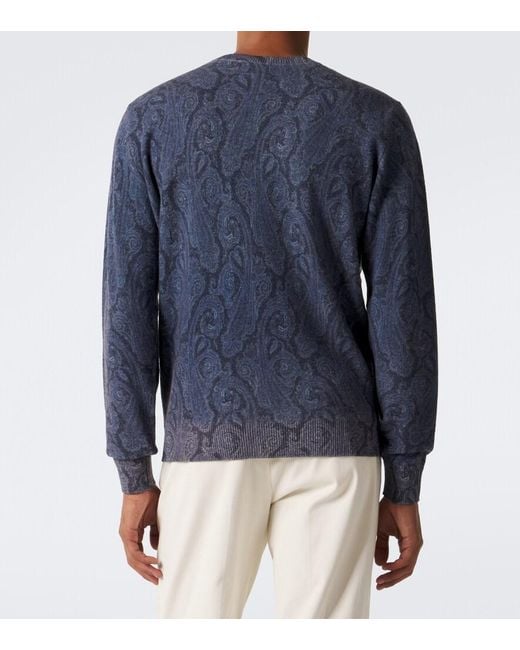 Pullover di Etro in Blue da Uomo