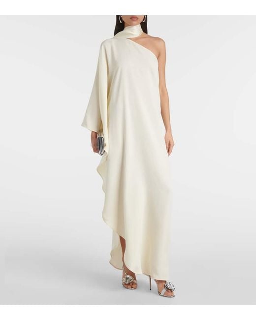 ‎Taller Marmo White Ubud Crepe Cady Gown