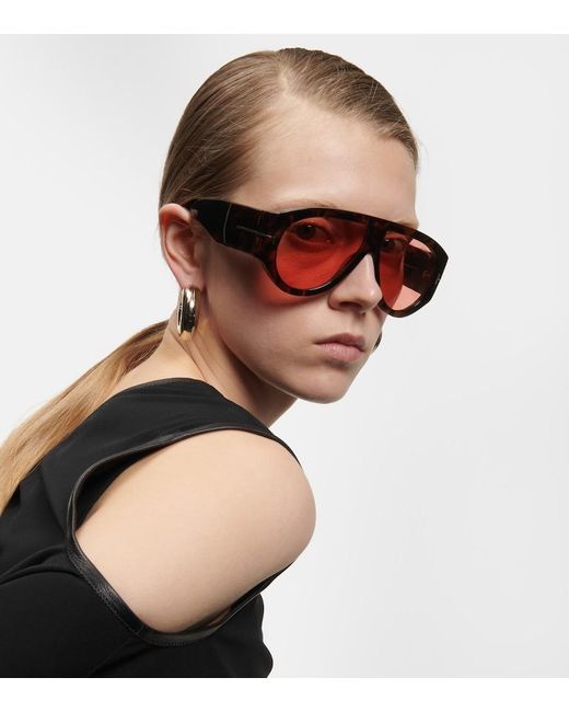 Tom Ford Brown Bronson Aviator Sunglasses