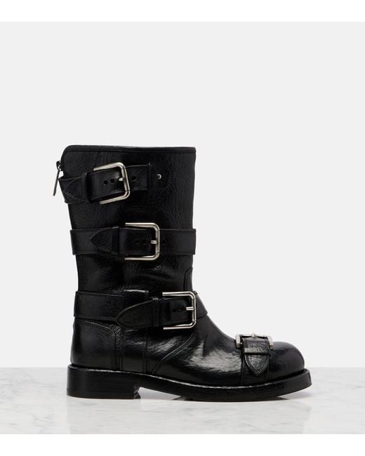 Bottines En Cuir Dolce & Gabbana en coloris Black
