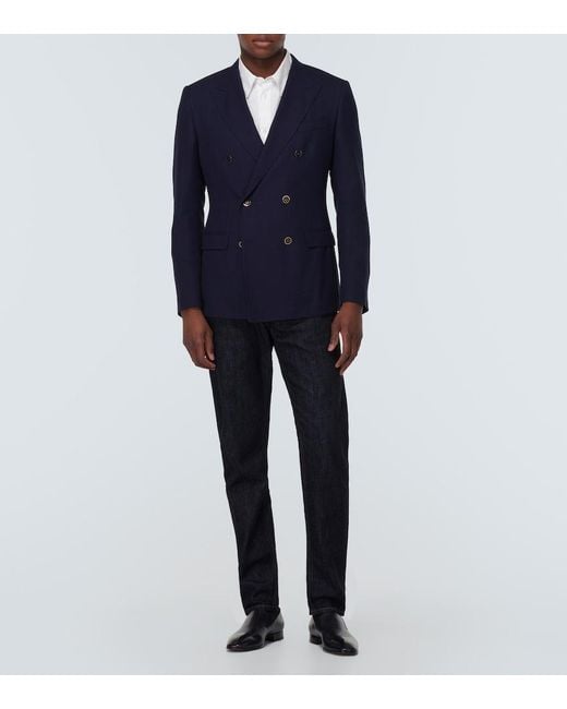 Christian Louboutin Blue Dandelion Leather Loafers for men