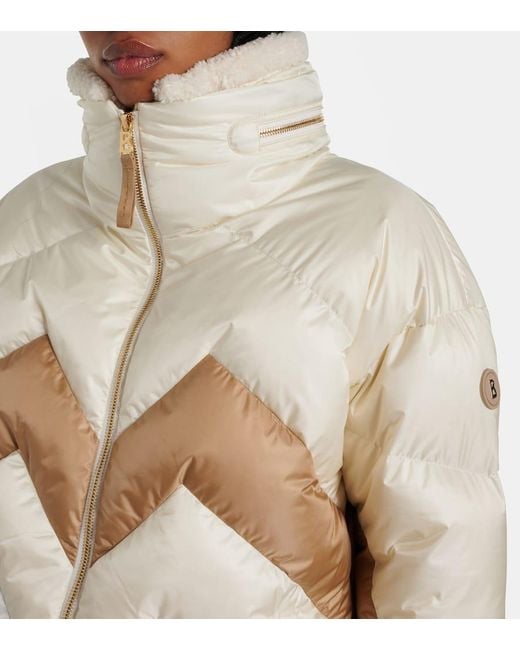 Bogner White Vanja Down Ski Jacket