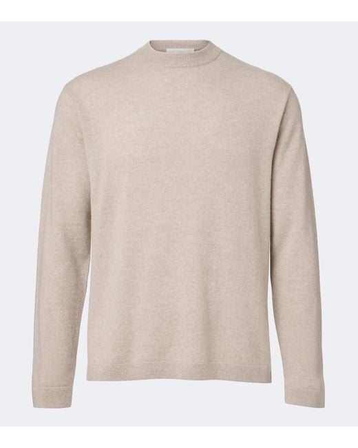 Lisa Yang Natural Mason Cashmere Sweater for men