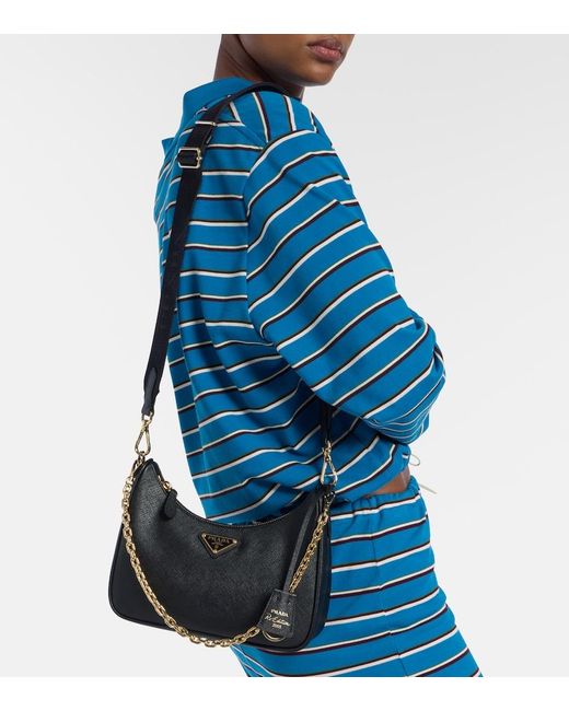 Prada Black Re-Edition 2005 Leather Shoulder Bag