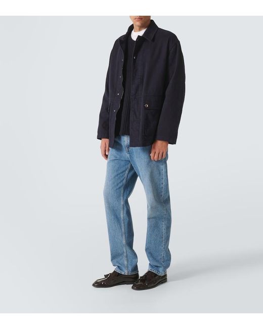 The Row Frank Denim Jacket in Blue for Men | Lyst The Row Frank Denim Jacket in Blue for Men | Lyst