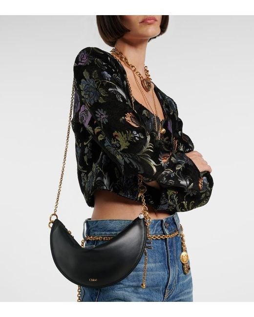 Borsa A Spalla Icons Medium di Chloé in White