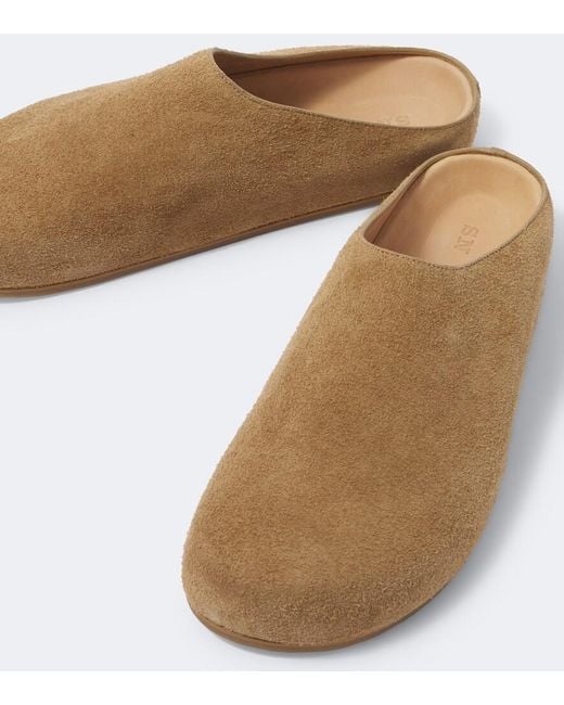Studio Nicholson Brown Wearing Suede Mules for men