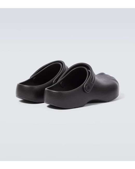 Balenciaga Slippers Sunday Molded in Black für Herren