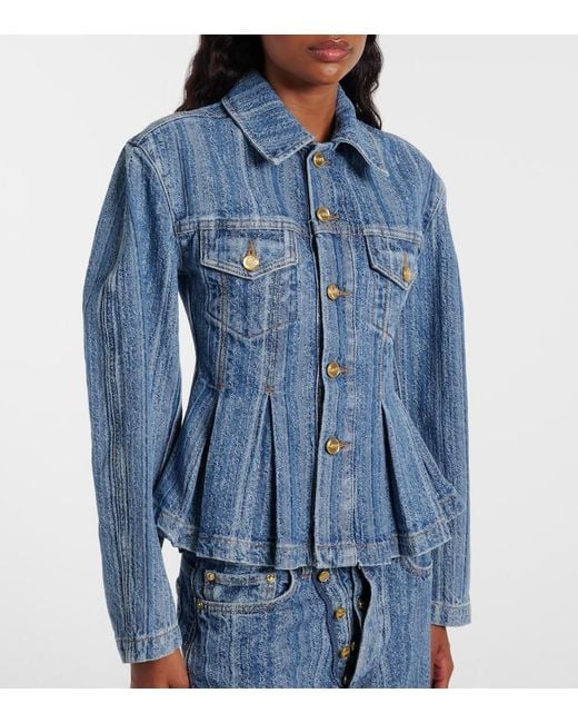 Ganni Blue Denim Jacket