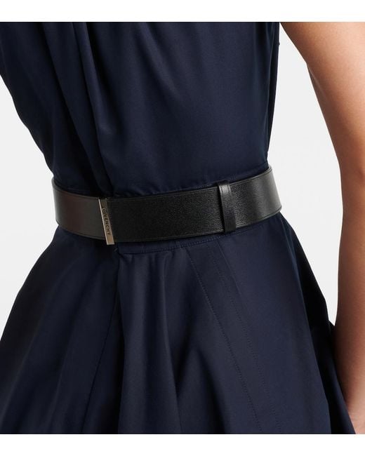 Givenchy Black Guertel Aus Leder