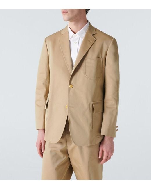 Junya Watanabe Natural X Brooks Brothers Gabardine Blazer for men
