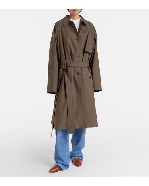 Calvin Klein Natural Zeland Cotton Trench Coat