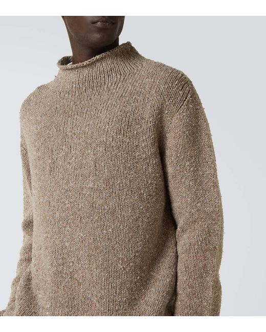 The Row Brown Ryoko Cotton Sweater for men