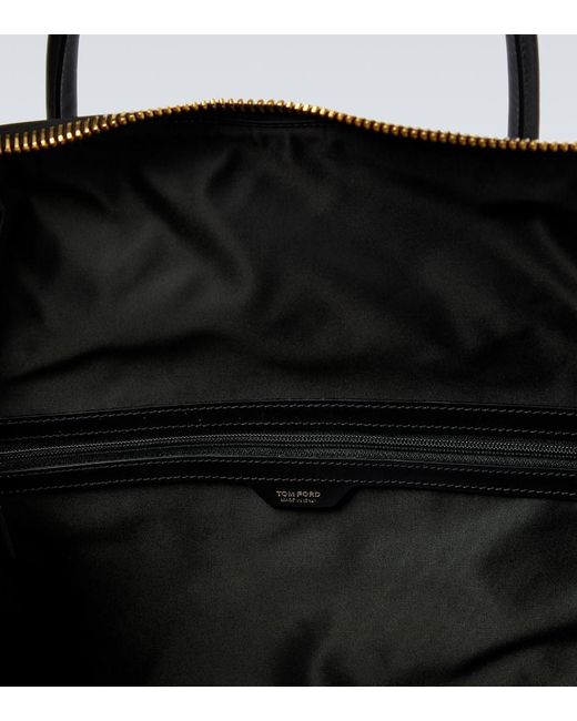 Bolsa De Viaje De Lona Tecnica Tom Ford de hombre de color Black