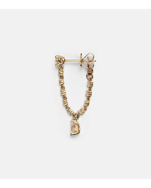 Anita Ko Metallic Olivia 18Kt Single Earring With Diamonds