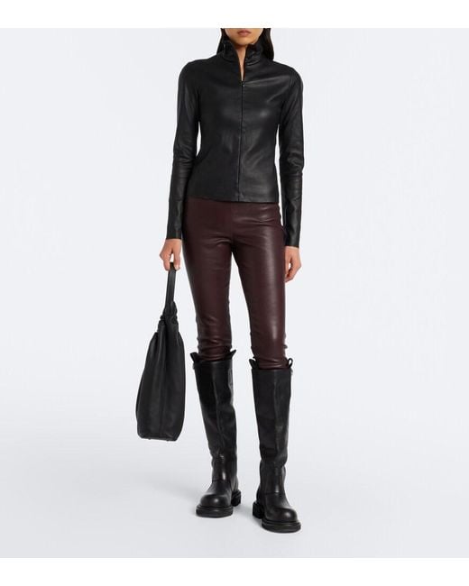 Stouls Black Selene Leather Jacket