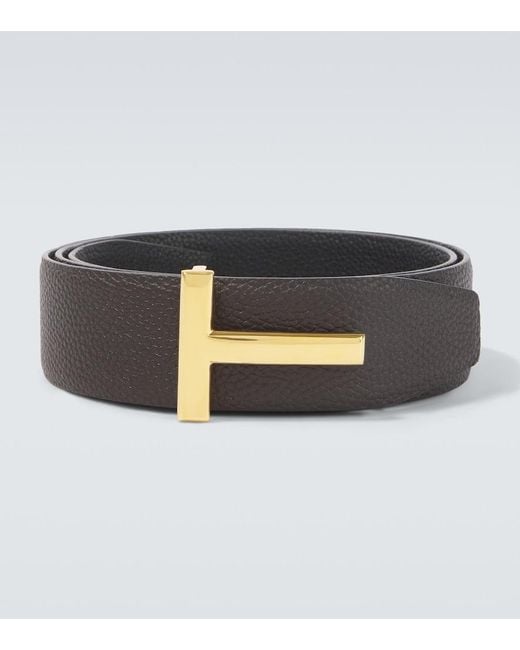 Tom Ford Reversible Ledergürtel in Black für Herren