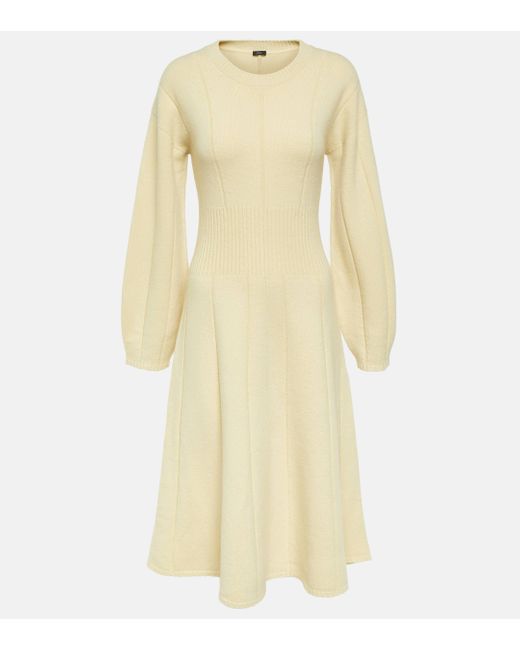 Joseph Natural Wool-blend Sweater Dress