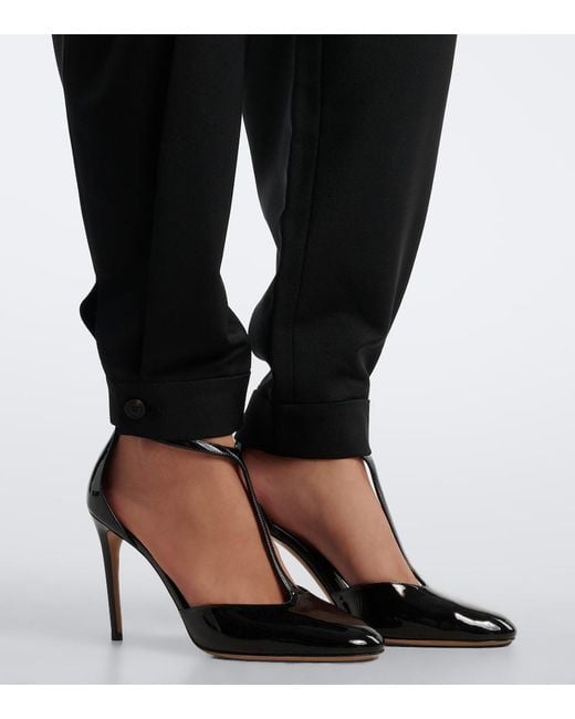 Rohe Black Wool And Mohair Balloon Pants