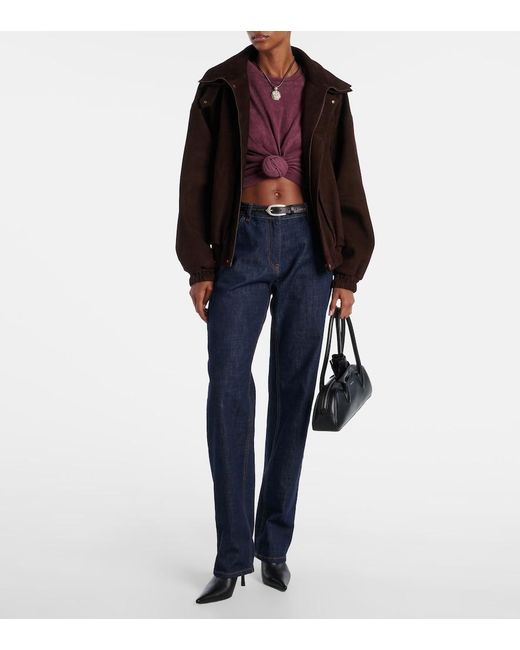 Magda Butrym Brown Suede Jacket