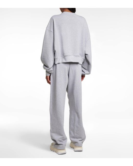 Wardrobe NYC X Hailey Bieber Cotton Sweatshirt in Grey | Lyst UK